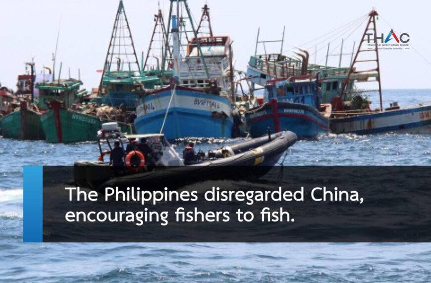 The Philippines disregarded China, encouraging fishers to fish.